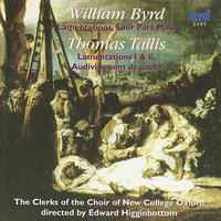 Tallis, Lamentations II: De Lamentatione - Choir of New College Oxford & Томас Таллис