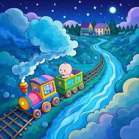 宝宝的梦境列车（宝宝哄睡+羊水流动声+子宫内部环境音） - 蓝夜漫游指南