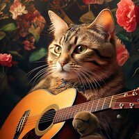 Playful Tail Strings - Peaceful Guitar Music & Three Little Kittens & Relaxing Music for Cats Seduction