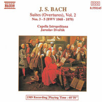 Orchestral Suite No. 3 in D Major, BWV 1068: IV. Bourree - Capella Istropolitana & Johann Sebastian Bach
