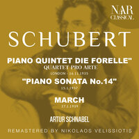 Quintet for Piano and Violin, Viola, Violoncello and Contrabass, in  A Major, D.667, IFS 571: III. Scherzo. Presto - Artur Schnabel & Alphonse Onnou & Germain Prévost & Robert Maas & Claude Hobday & Франц Шуберт