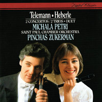 Telemann: Duet for Recorder and Violin in C, TWV 40: 103 - 4. Allegro - Michala Petri & Pinchas Zukerman & Георг Филипп Телеман
