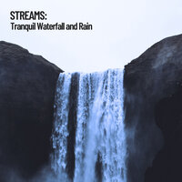 Close Waterfall Far Away Rain - Water Science & Waterfall Sounds & Rain Sounds For Sleep