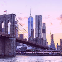 Big Band with Tenor Sax Soundtrack for Lower Manhattan - Gentle New York City Jazz