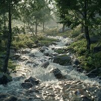 Peaceful River Frequencies for Anxious Dogs - Music For Cats and Dogs & Sacred Nature & Elements of Nature