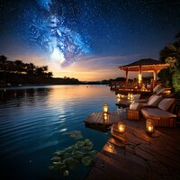 Nightfall Tranquility Soft Tunes - Binaural Beats Lab & Space of Rain & A Sudden Rainstorm