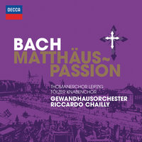 J.S. Bach: St. Matthew Passion, BWV 244 / Part One - No. 2 Evangelist, Jesus: "Da Jesus diese Rede vollendet hatte" - Johannes Chum & Hanno Müller-Brachmann & Gewandhausorchester Leipzig & Riccardo Chailly & Gewandhausorchester & Johann Sebastian Bach