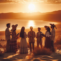 Sendero De Luna Y Tambor - Desert Rhythm Alliance