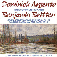 To Be Sung Upon The Water: Epilogue: De Profundis - John Stewart & John Stewart - Tenor & Donald Hassard - Piano