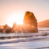 Serene Sunset - Yoga Rain & Weather Factory & Relaxing Music Therapy