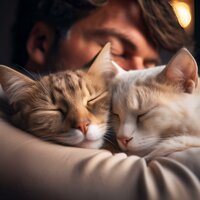 Suaves Sonidos Nocturnos Felinos - Ayudante para aliviar el estrés & Estación Felina & Reserva de Sonidos Naturales