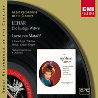 Die lustige Witwe (The Merry Widow): Rezitativ: Bitte noch, bitte noch (St.Brioche/Cascada/Hanna/Danilo/Zeta) - Josef Knapp/Eberhard Waechter/Elisabeth Schwarzkopf/Kurt Equiluz/Hans Strohbauer/Philharmonia Orchestra/Lovro von Matacic & Eberhard Waechter & Hans Strohbauer & Josef Knapp & Kurt Equiluz