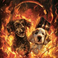 Warm Hearth's Dog Lullaby - Dog Relaxation Music & Sounds of Fire for Sleep & Outside The Sky