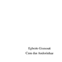 Turma Do Mercado - Egberto Gismonti
