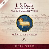 Violin Sonata No. 2 in A Minor, BWV 1003: IV. Allegro - Márta Ábrahám & Johann Sebastian Bach