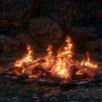 Soft Fire Meditation Rhythms - Nature Insight & Earth Melody & Fire Sounds Sleep and Relax