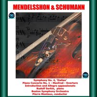 Symphony No. 4 in A Major, Op. 90 "Italian": III. Con moto moderato - Boston Symphony Orchestra & Rudolf Serkin & Феликс Мендельсон