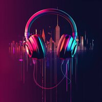 Neon Lights and Notes - Brain Waves Frequencies & Earth Frequencies & Soft Sense