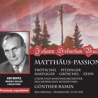 St. Matthew Passion, BWV 244, Pt. 2: No. 51, Erbarm es Gott! - Gertrude Pitzinger & Johann Sebastian Bach