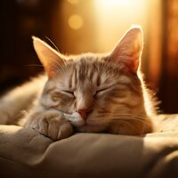 El Anochecer Tranquilo Se Asienta Suavemente - Música instrumental alegre & Olas de Sueño Felino & Proyecto de ley de vida silvestre