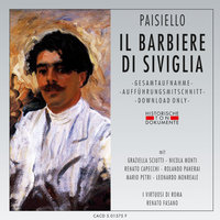 Il Barbiere Di Siviglia: Zweiter Akt - Quest'arietta - Collegium Musicum Italicum & I Virtuosi di Roma & Graziella Sciutti & Giovanni Paisiello