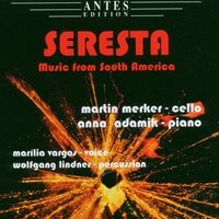 Liduino Pitombeira: Seresta Nr. 15 op. 108 - fuer Violoncello, Piano, Stimme und Percussion I Modinha - Martin Merker & Anna Adamik & Marília Vargas & Wolfgang Lindner