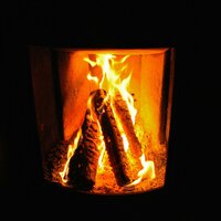 Dark Fire - Fireplace Sounds
