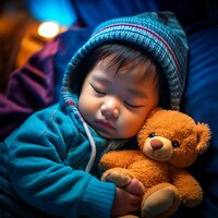 Gentle Baby Night Calm - Binaural Beats Study & Baby Lullabies & Baby Sleeping Playlist