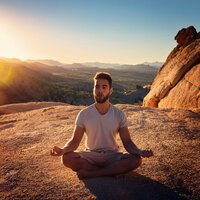 Prácticas Pacíficas Armonizadas - Notas celestiales & Meditar con la Naturaleza & Templo tibetano eterno
