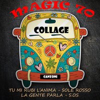 Sole rosso - Collage