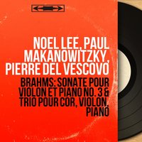 Violin Sonata No. 3 in D Minor, Op. 108: IV. Presto agitato - Noel Lee & Paul Makanowitzky & Иоганнес Брамс