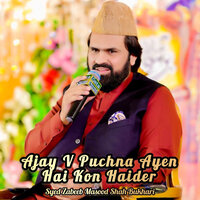 Ajay V Puchna Ayen Hai Kon Haidar - Syed Zabeeb Masood Shah Bukhari