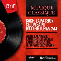 Matthäuspassion, BWV 244, pt. 2: Und da sie ihn verspottet hatten, zogen sie ihm den Mantel aus - Wiener Kammerorchester & Ferdinand Grossmann & Erich Majkut & Johann Sebastian Bach