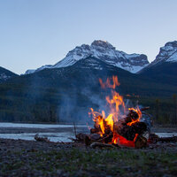 Fireplace by the Ice River - Nature Sounds & Asian Zen Spa Music Meditation & Spa Music Experience