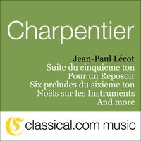 Suite du premier ton - D la ré sol H. 510 - Jean-Paul Lécot