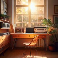 Lofi Peaceful Day - Calm Relaxation & Himalayan Singing Bowls & Snoozy Fire