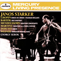 Mendelssohn: Variations Concertantes, Op. 17 - János Starker & György Sebők & Феликс Мендельсон