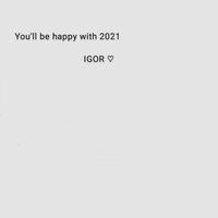 Youll Be Happy With 2021 - Igor