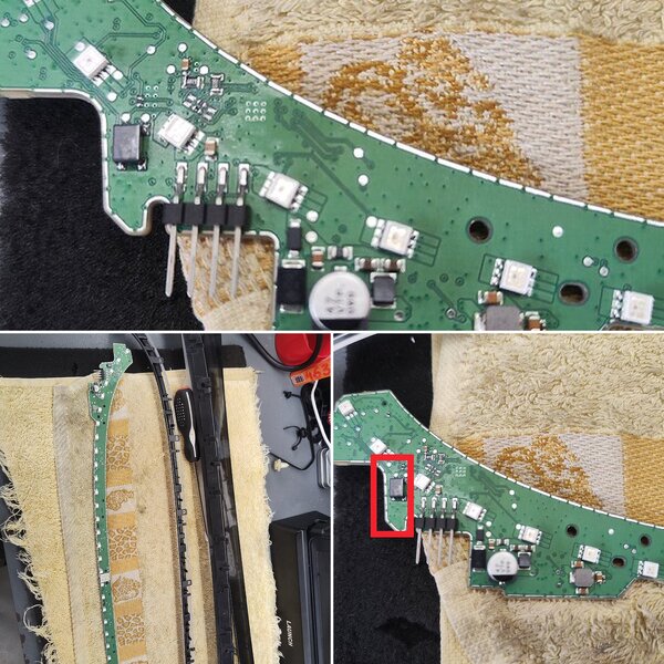 Мерседес 223 ремонт подсветки двери