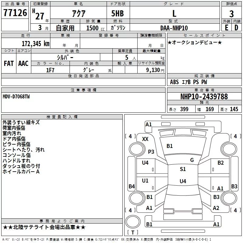 Toyota Aqua I Рестайлинг