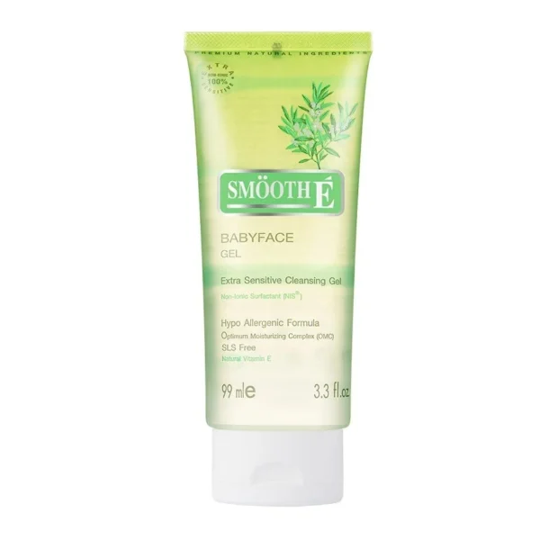 Smooth E Baby Face Gel Extra Sensitive Cleansing Gel 3.3 Oz. Оригинал