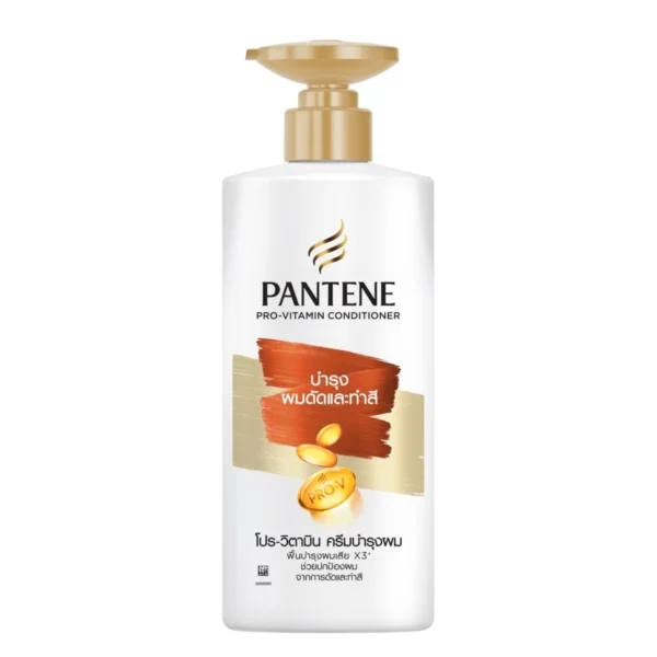 Pantene Conditioner Pro-Vitamin Colour  Perm Lasting Care 380 Ml.ครีมนวดบำรุงผมดัด ทำ Оригинал