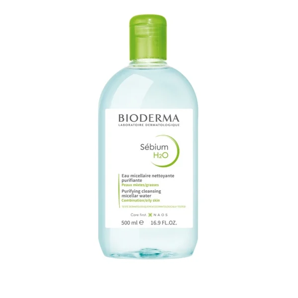 BIODERMA Sebium H2O Makeup Remover Cleansing Water 500 ml. Оригинал