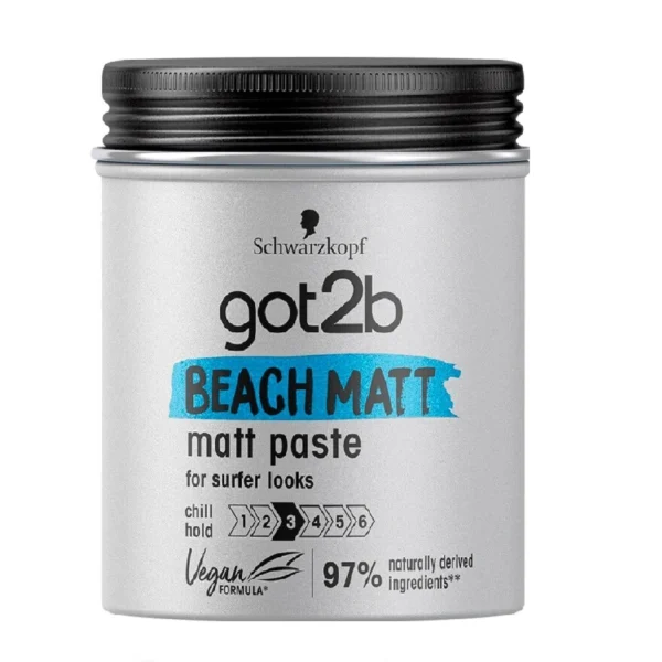 Got2b Beach Matt Matt Paste 100 Ml.แว็กซ์จัดแต่งทรงผม Оригинал