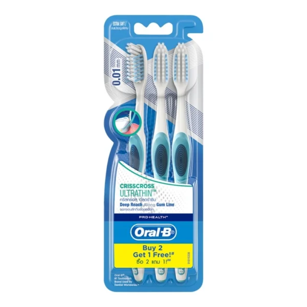 Oral-B Toothbrush Crisscross Ultrathin 3's Оригинал