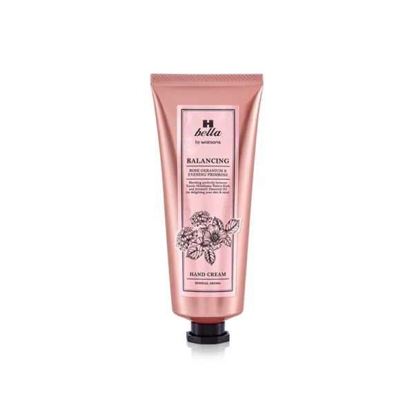 H Bella By Watsons Balancing Rose Geranium Evening Primrose Hand Cream 80ml Оригинал