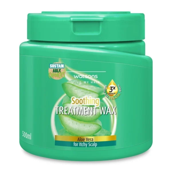 Watsons Treatment Wax Aloe Vera for Itchy Scalp 500ml. Оригинал