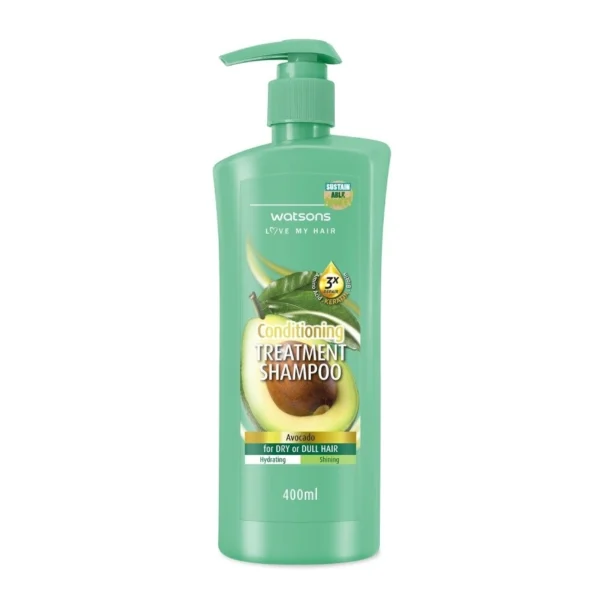 Watsons Treatment Shampoo Avocado for Dry or Dull Hair 400ml. Оригинал