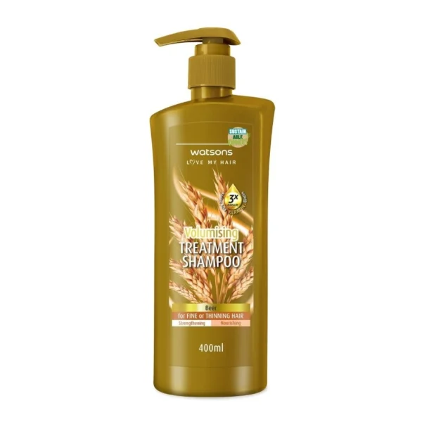 Watsons Treatment Shampoo Beer for Fine or Thinning Hair 400ml. Оригинал