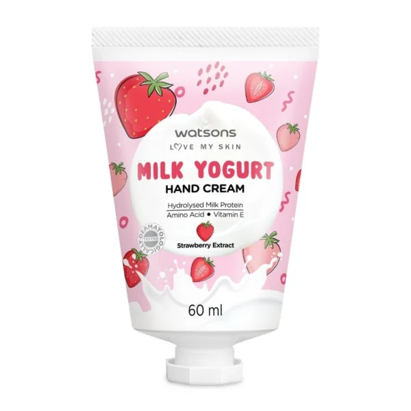 Watsons Milk Yogurt Hand Cream Strawberry Extract 60ml. Оригинал